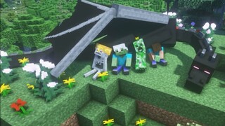 [Film Pendek MC] Minecraft: Mode Perdamaian Sejati-Teman dari Akhir