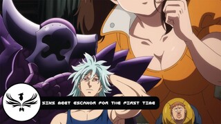 Sins Meet Escanor For The First Time | Seven Deadly Sins | Dub