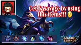 GET EZ SAVAGE USING CYCLOPS / MOBILE LEGENDS