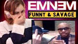 KPOP FAN REACTION TO EMINEM's FUNNIEST & MOST SAVAGE MOMENTS!