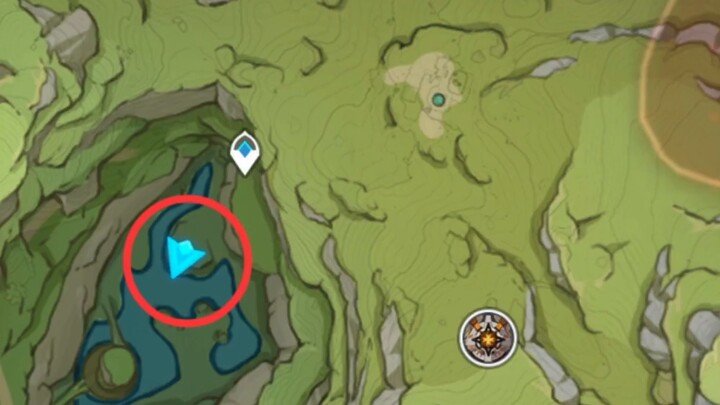 Three fishing spots where you can catch rough stones and treasure chests in "Genshin Impact"