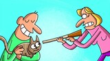 Hunting To Survive | Cartoon Box 216 | by FRAME ORDER | funny hunting cartoon | Deer Hunter