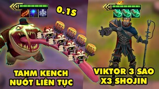 TOP khoảnh khắc điên rồ nhất Đấu Trường Chân Lý 179: Tahm Kench nuốt liên tục, Viktor X3 Shojin