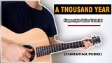 Hướng dẫn: A Thousand Year - Christina Perri (Fingerstyle Guitar Tutorial) Easy