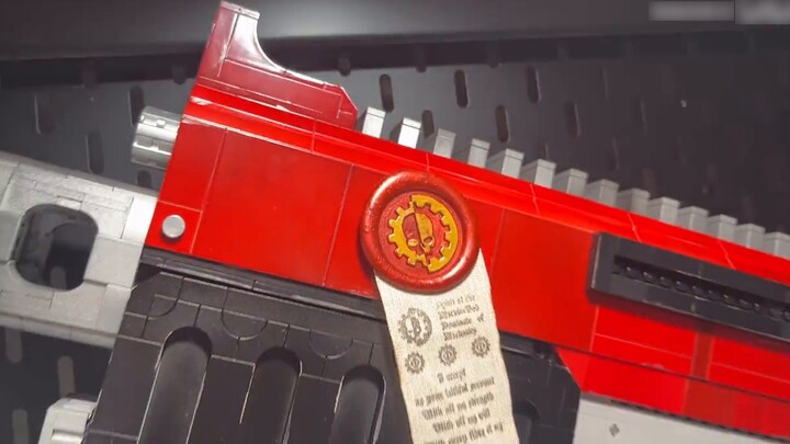 Loyalty! [Warhammer 40K] Boltgun, but the LEGO version fires ejectable shells and has recoil!