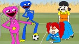 Huggy x Kissy Play Football vs Squid Game Doll x Poppy Playtime - Poppy Playtime Animation #31