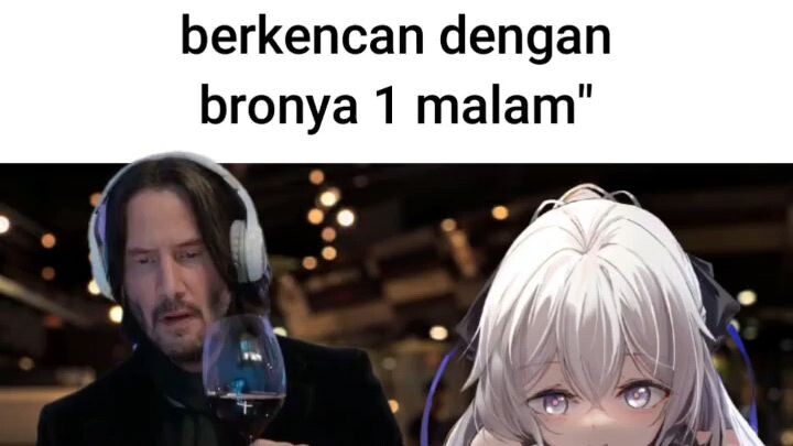 Berkencan 1 malam dengan bronya😋