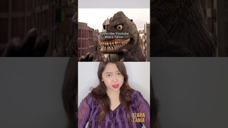 GODZILLA BEHEL MENYERANG DUNIA !!! | Klara Tania #shorts