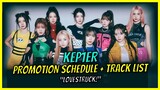 Kep1er LOVESTRUCK Promotion Schedule and Track List