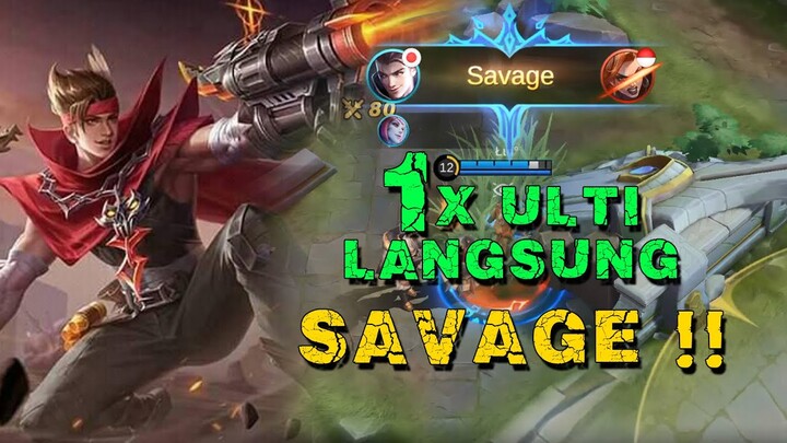 SUMPAH, CLAUDE HERO PALING GAMPANG SAVAGE BOCIL JUGA BISA !! - MOBILE LEGENDS