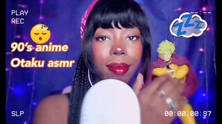 ASMR| 90’s Otaku Taps on Anime Merch Till you fall asleep 🤓🍥