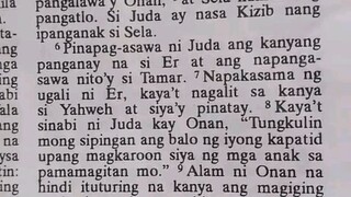 Pang Araw Araw na Talata Genesis 38:6-10