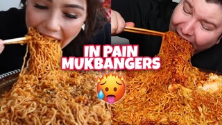 World Spiciest Noodles🥵 Mukbangers Insane Challenge