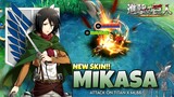 Bocoran Skin Mikasa, Ultinya Keren Banget 🤯‼️