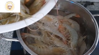 Bánh canh tôm cốt dừa phần 2 #food