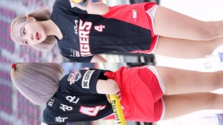 빨간돌핀이라니ㄷㄷ 박성은 치어리더 직캠 SungEun Cheerleader 231004 |4K