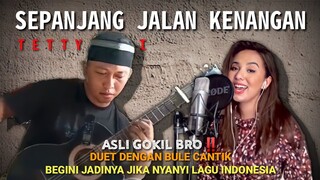 BEGINI JADINYA BULE CANTIK NYANYI LAGU LAWAS FEAT ALIP BA TA‼️SEPANJANG JALAN KENANGAN (Tetty Kadi)