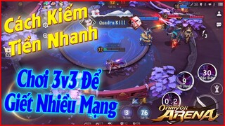 🌸Onmyoji Arena: Cách Kiếm Tiền Cực Nhanh Mua Thức Thần - Mẹo Chơi Map 3v3v3 Win Nhiều