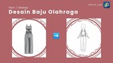 Desain Pakaian Olahraga Part. 1 Sketsa || Timelapse on Ibis Paint X || 23mira_yuki