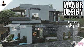 Manor Design: Modern Waterfront | Single Manor Tutorial - LifeAfter