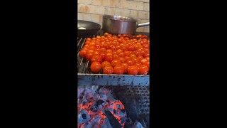 Smoke tomato cherry and carrot