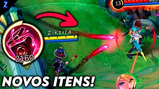 OLHA OS NOVOS ITENS DO JOGO - MOBILE LEGENDS