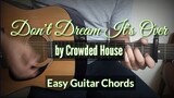 Don't Dream It's Over - Crowded House Guitar Chords (Guitar Tutorial)