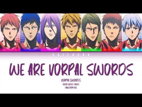 we are vorpal swords - vorpal swords color coded lyrics (kan/rom/eng)