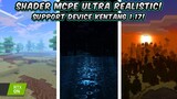 TOP 3 SHADERS MCPE ULTRA REALISTIC! - SUPPORT MCPE 1.17+