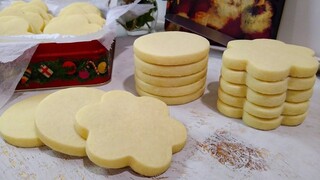 Easy Cut Out Sugar Cookies _ Just 5 INGREDIENTS! _ No Spread Sugar Cookie Recipe