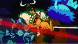 Kaido chém đầu Orochi, Kanjuro bị Okiku hạ. Nghe nói là giả chết, chứ chưa ngủm!