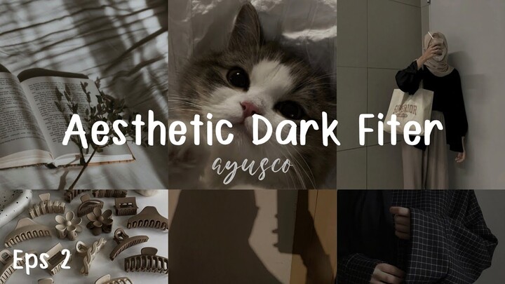 VSCO Tutorial || Cara edit preset Aesthetic Dark Fiter