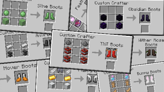 Aku Bisa Membuat Sepatu Dari Benda Apapun Di Minecraft!!
