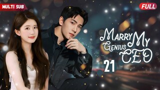 Marry My Genius CEO💘EP21 | #zhaolusi #xiaozhan |Pregnant bride escaped from wedding and ran into CEO