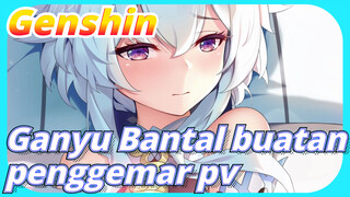 Ganyu Bantal buatan penggemar pv