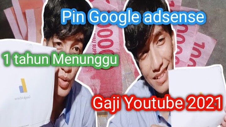 gaji pertama youtuber pemula REAL 2021 - pengambilan PIN adsense Di kantor Pos