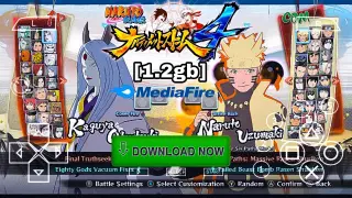 Naruto Shippuden: Ultimate Ninja Storm 4 | Storm 4 mod PPSSPP 1.2GB