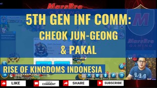 CHEOK JUN-GEONG & PAKAL [ RISE OF KINGDOMS INDONESIA ]