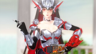 [Transformasi Kamen Rider Blade Musume] Terbangkan Aku ke Bulan [Tes Model]