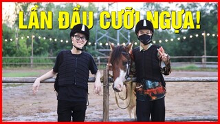 (VLOG) HIẾU LEBLANC TRẢI NGHIỆM LẦN ĐẦU CƯỠI NGỰA CÙNG ANH HÀ TIỀU PHU !!!