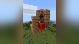 Sao dân làng đứng được còn tui thì té vậy mn?? 🤣 Đỉnh vãi... minecraft villager foryou minecraftpe