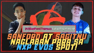 SAGITNU AT SANFORD NAGLABAN PARA SA SPOT SA NXP EVOS