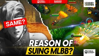 IS THIS THE REASON WHY MLBB GOT SUED? | MLBB VS LOL | 2022