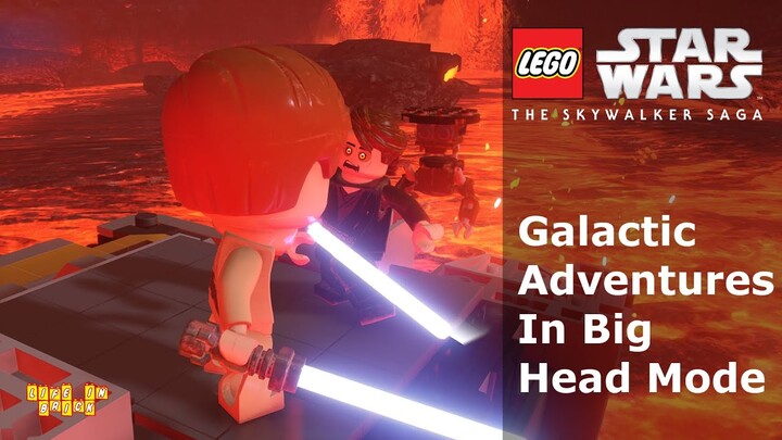 Galactic Adventures In Big Head Mode - LEGO Star Wars: The Skywalker Saga