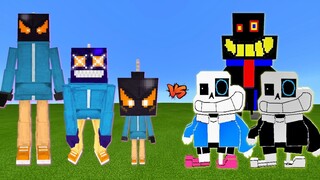 Whitty & Ballistic Whitty  & Mini Whitty vs. Saness Brothers | Friday Night Funkin' in Minecraft