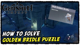 How to Solve Golden Bridle Puzzle Guide Genshin Impact (The Subterranean Trials of Drake and Serpent