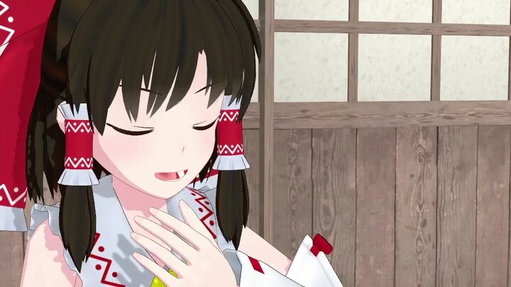 After becoming beautiful, Reimu wants to make money from her appearance (unresponsible admonition is