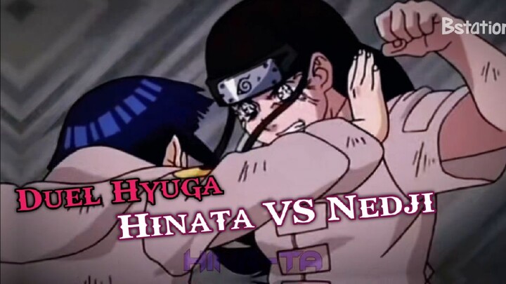 Duel Hyuga❗Hinata VS Nedji⁉️