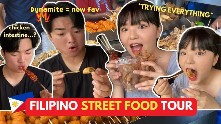Introducing Filipino Street Food to my Korean Cousin *pogi* ! 🇵🇭 (feat. TOTOBITS)