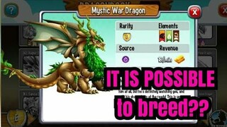 Legacy Duo: Exclusive Breeding (Mystic War Dragon) | Dragon City 2019 |